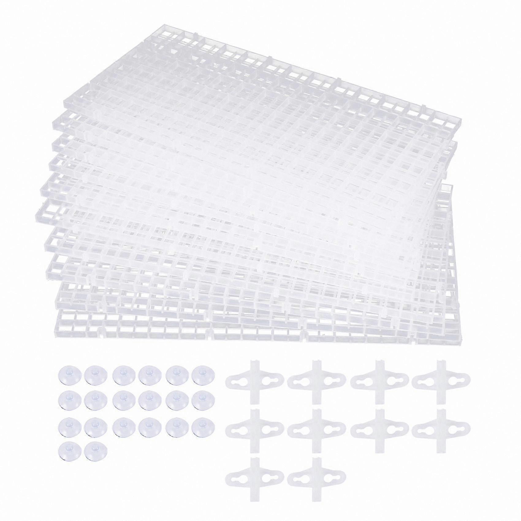 10-Pack Fish Tank Separator Grids for Aquarium Divider Filter Isolation Trays