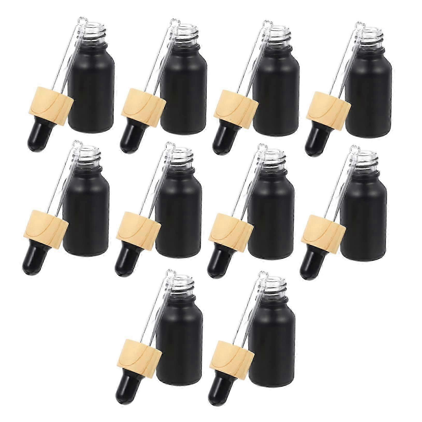 10pcs κενές φιάλες σταγονόμετρου αιθέριου ελαίου για τη φιλική προς το ταξίδι αποθήκευση πετρελαίου