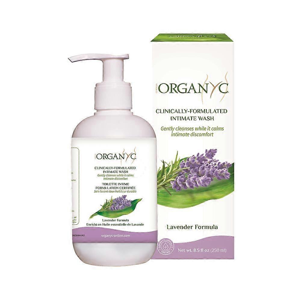Organyc Intimate Wash with Lavender 250ml - 3 Pack