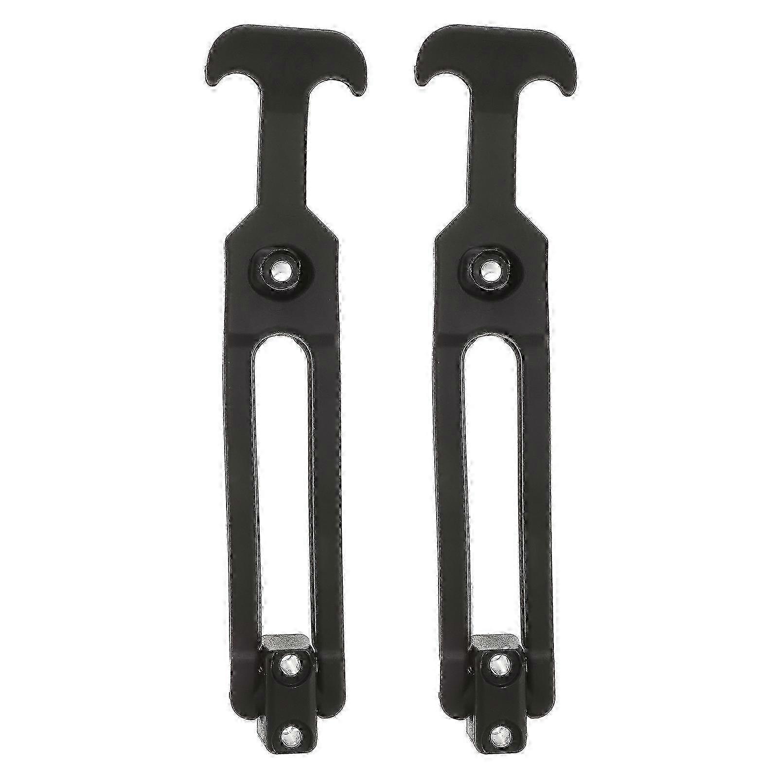 2-Pack Black T-Handle Toolbox Latches 19.8x4.4x2.5cm Flexible Drawer Catches for Storage Cabinets & Tool Boxes