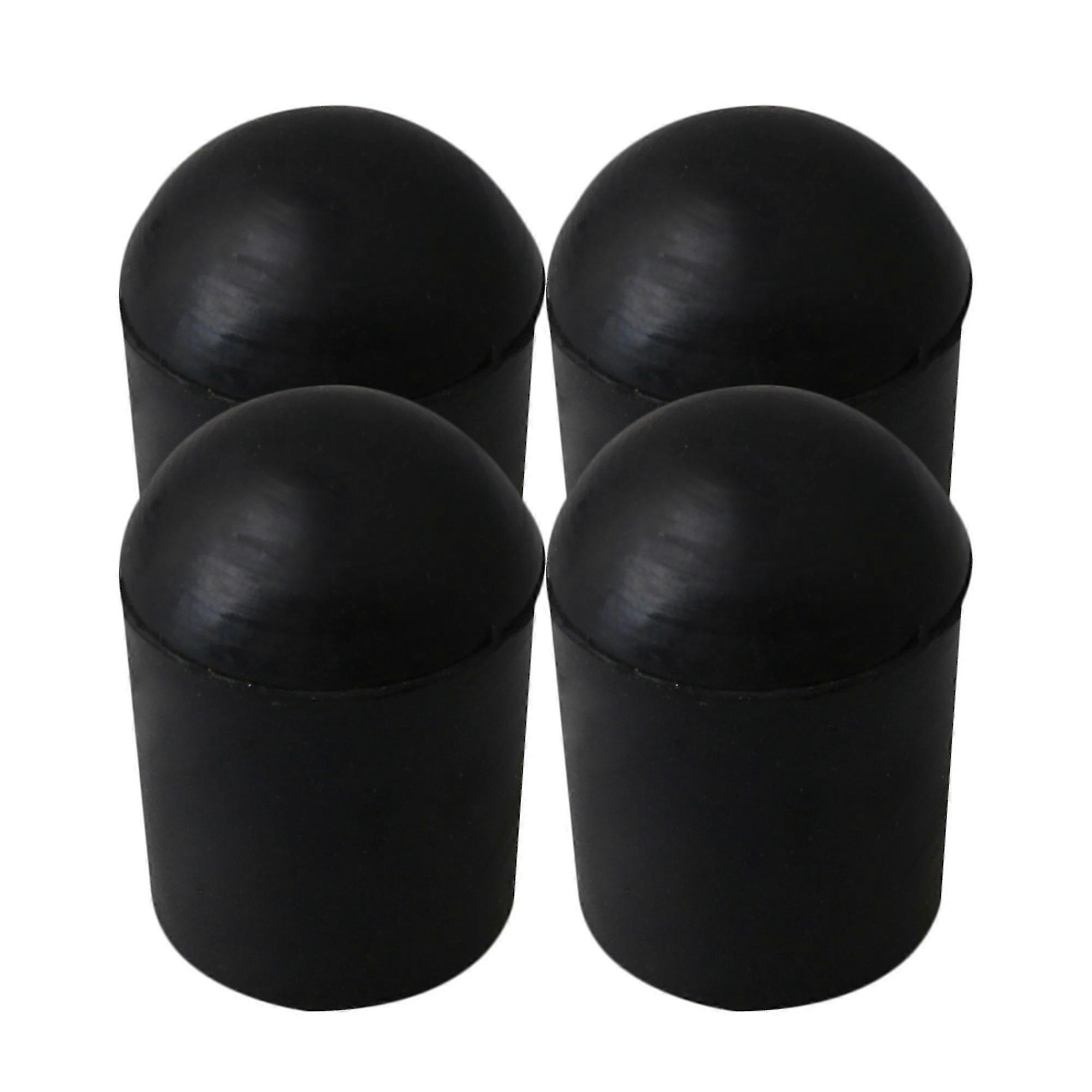 Double Bass Endpin Rubber Tips, 28x20mm, Set of 4 for Enhanced Stability and Floor Safety