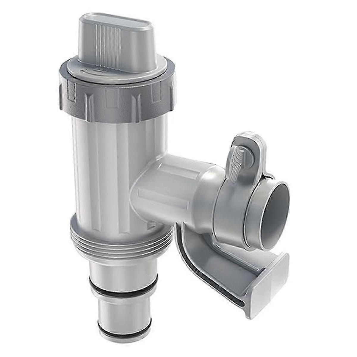 Pool Hose Adapter, Pool Hose Holder and Plunger Valve, Pool Replacement Parts for Above Ground Pools,B