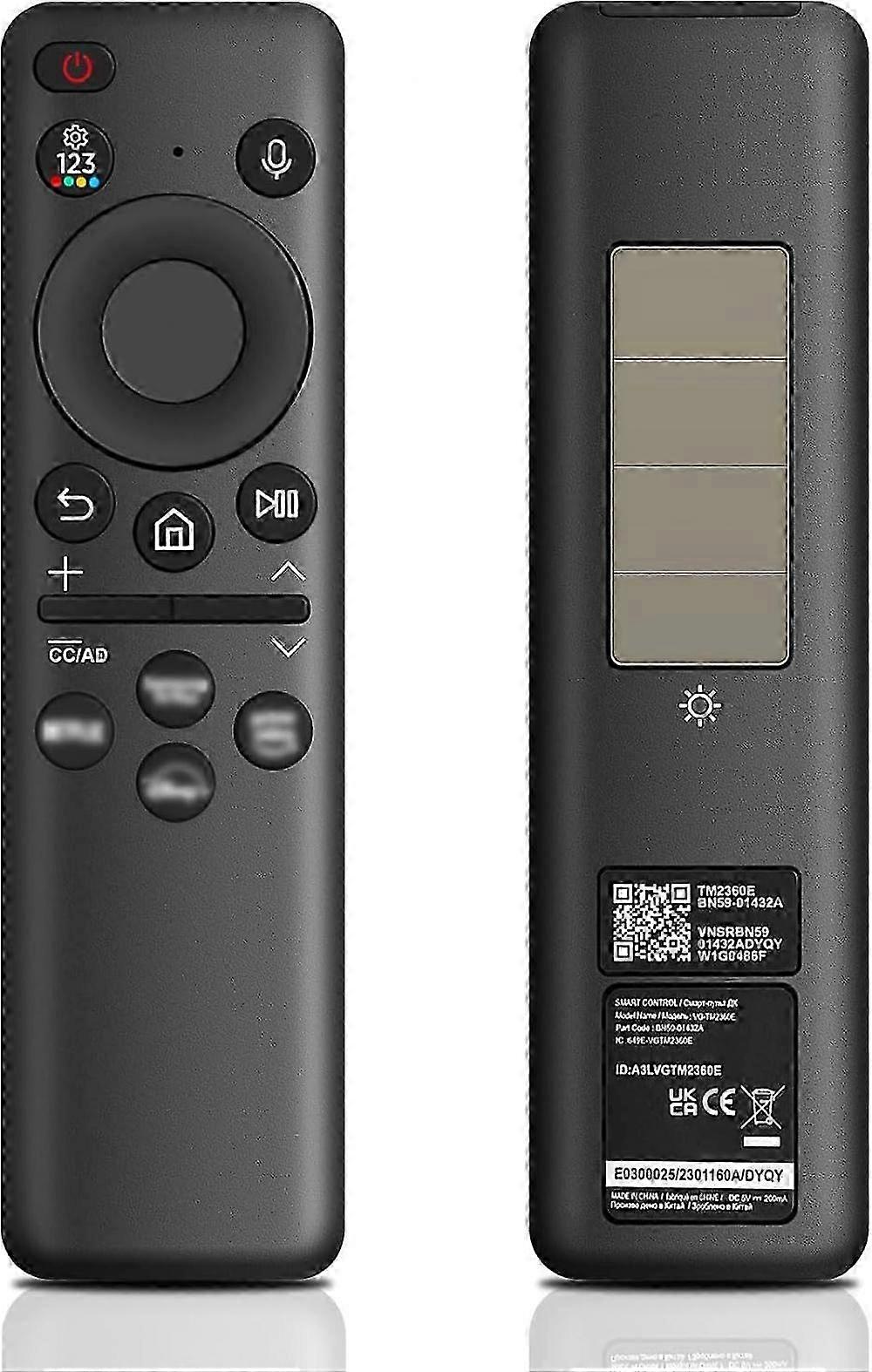 New BN59-01455E Solar Cell Voice Remote Control