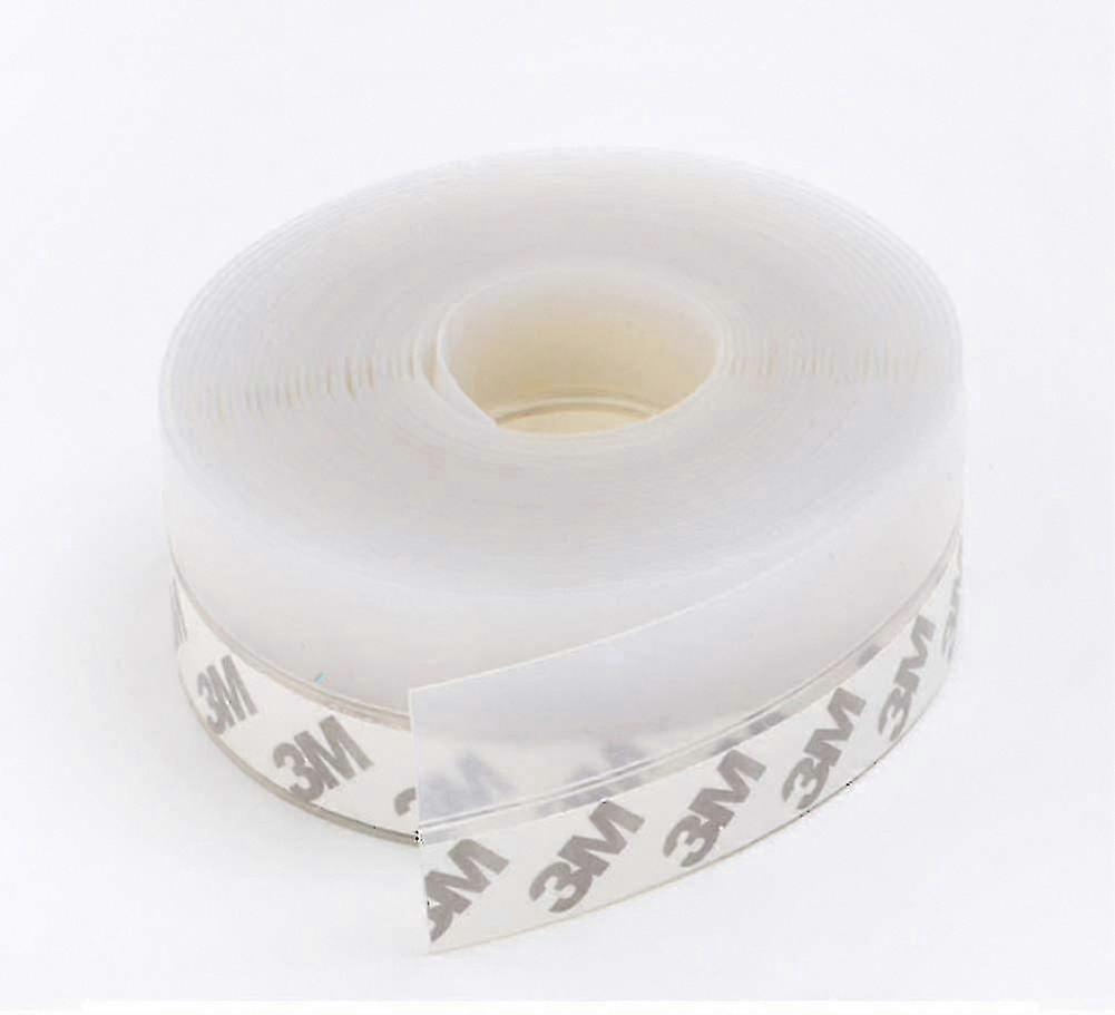 10m Transparent Silicone Door Bottom Sealing Strip for Waterproof, Windproof and Dustproof Protection by Yuante