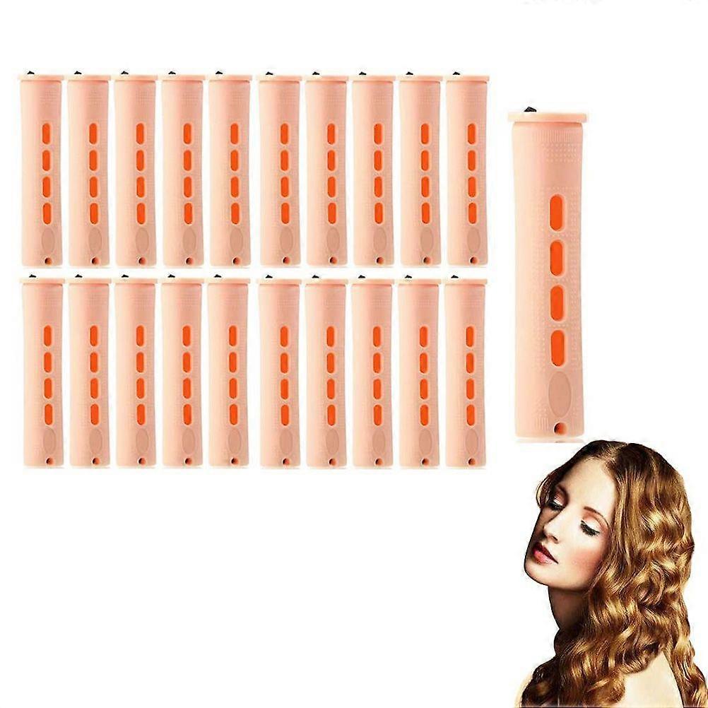 20Pcs Hair Perm Rods Set 5 Sizes Hair Rollers Plastic Cold Wave Rods Perming Rods Curlers Hairdressing Styling Tool