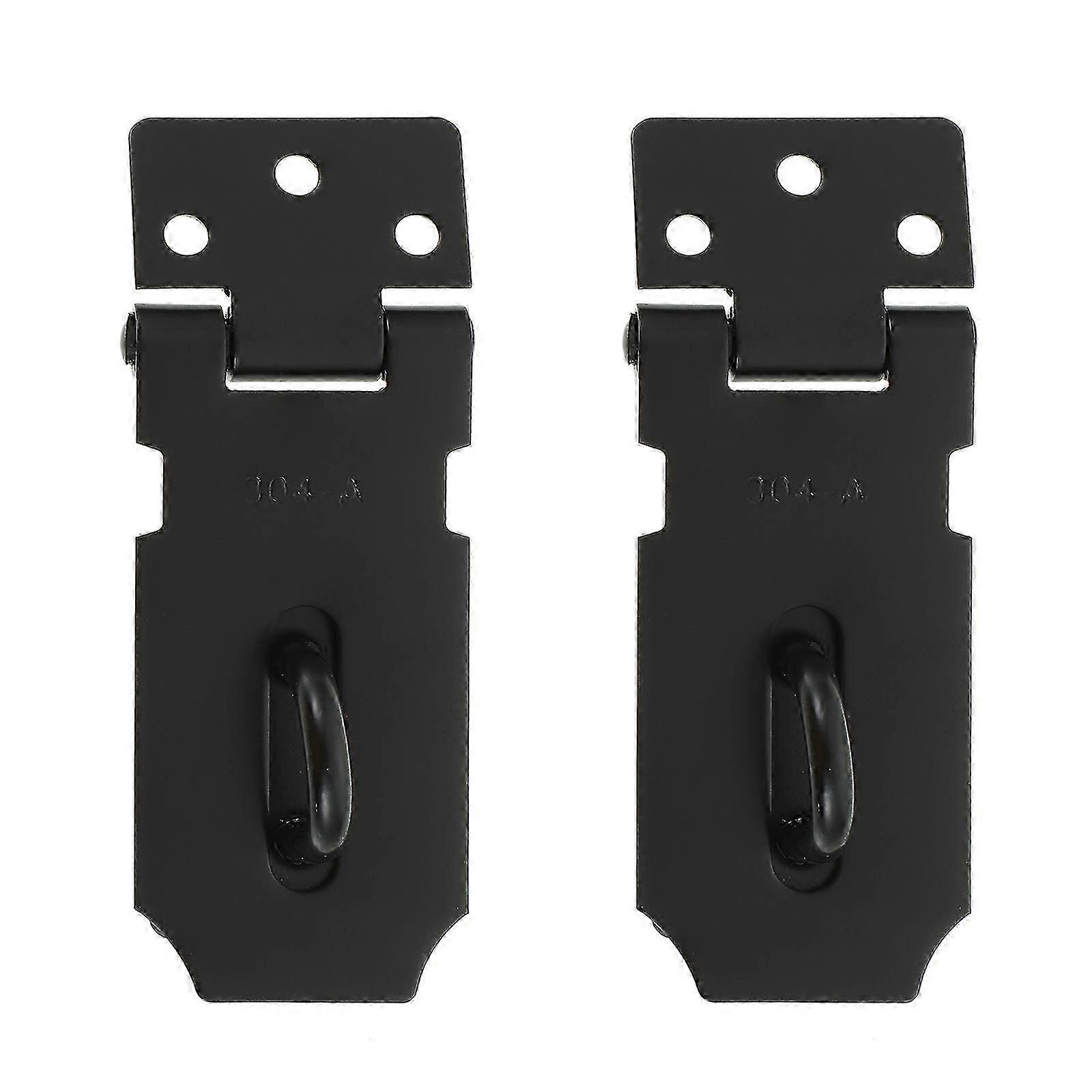 2 Sets Stainless Steel Hasp Latch Clasp Hasp Latch Lock Clasp Hasp ...