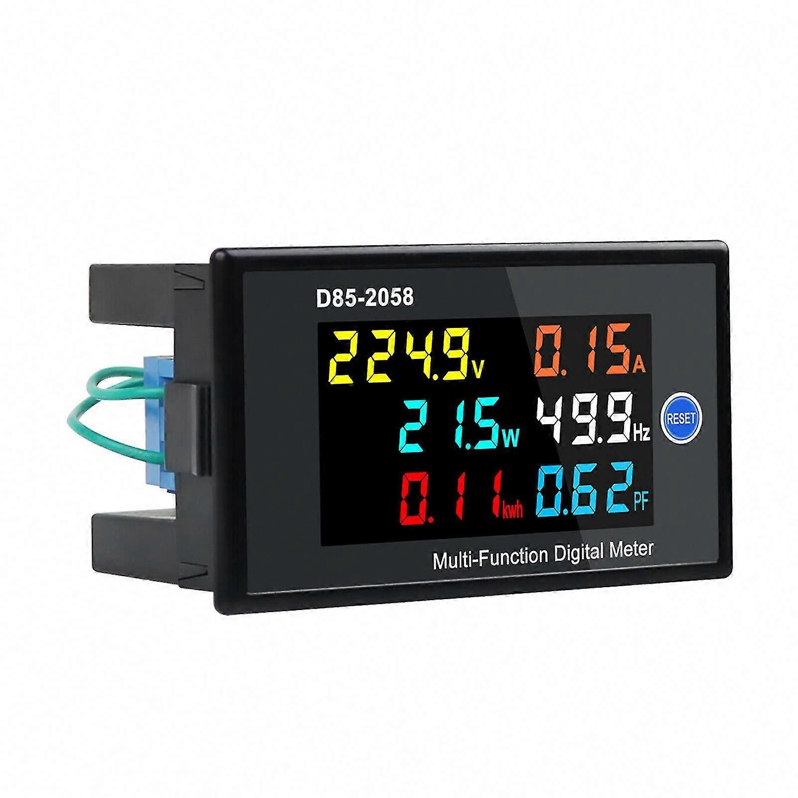 Single Phase Digital Multimeter with LCD Display for Multi-function Use