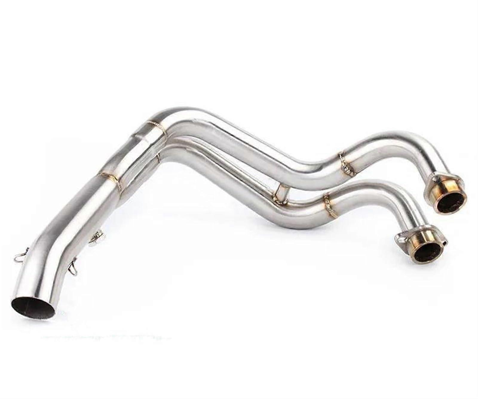 Front Link Pipe Full Exhaust System Modification For Yamaha MT07 FZ07 XSR700 YZFR7 2014