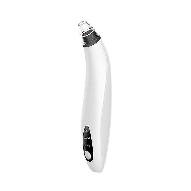 Blackhead Remover Acne Pimple Extractor USB Rechargeable Blackhead Removal Tool with 3 Probes and 3 Adjustable(white)