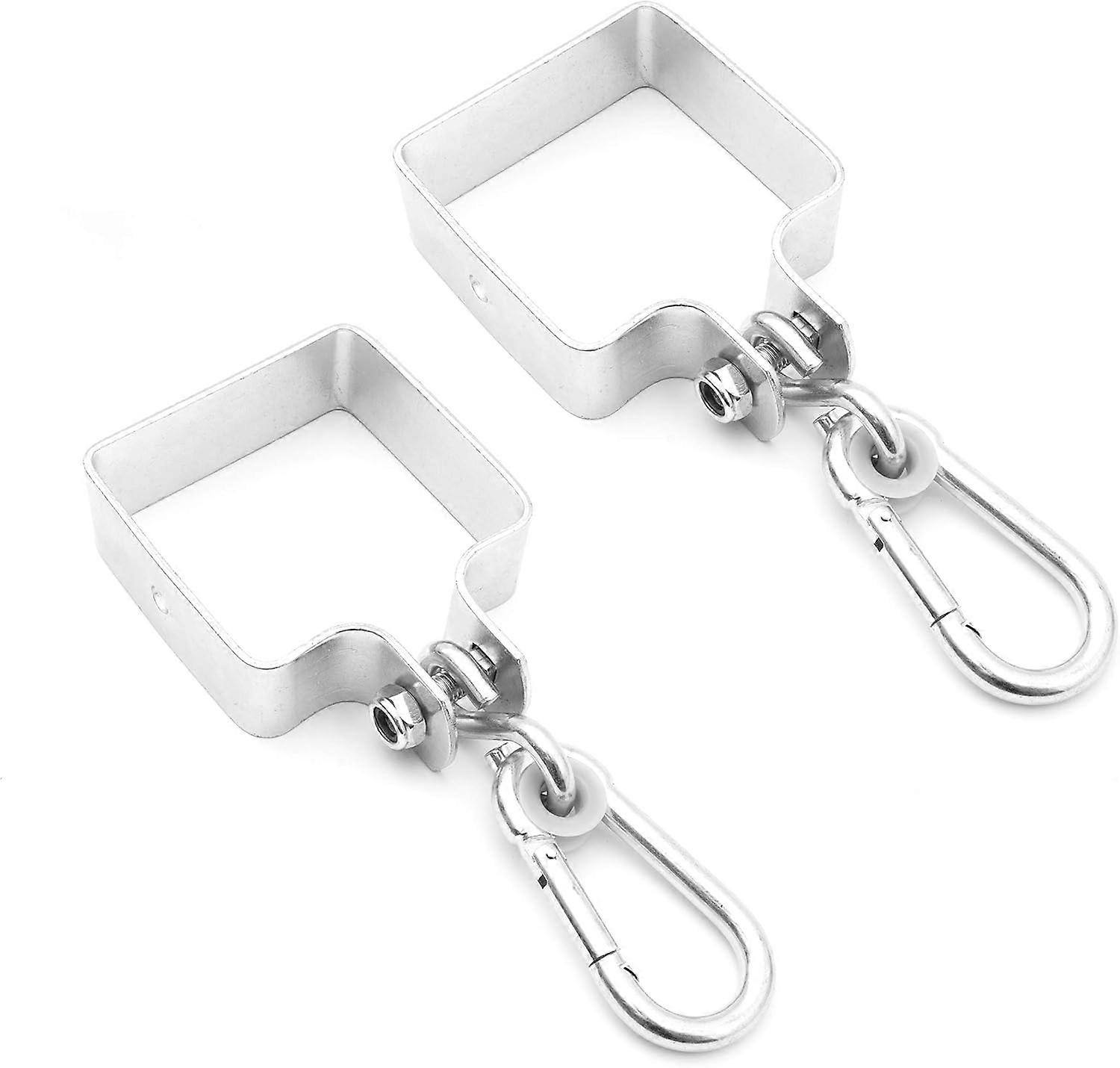 2025 Latest Model  Tool Jungle 2 Pack Square Swing Hangers 9 x 9 cm - Heavy Duty Hook and Beam Attachment - For Stability of Swings, Training Equipme