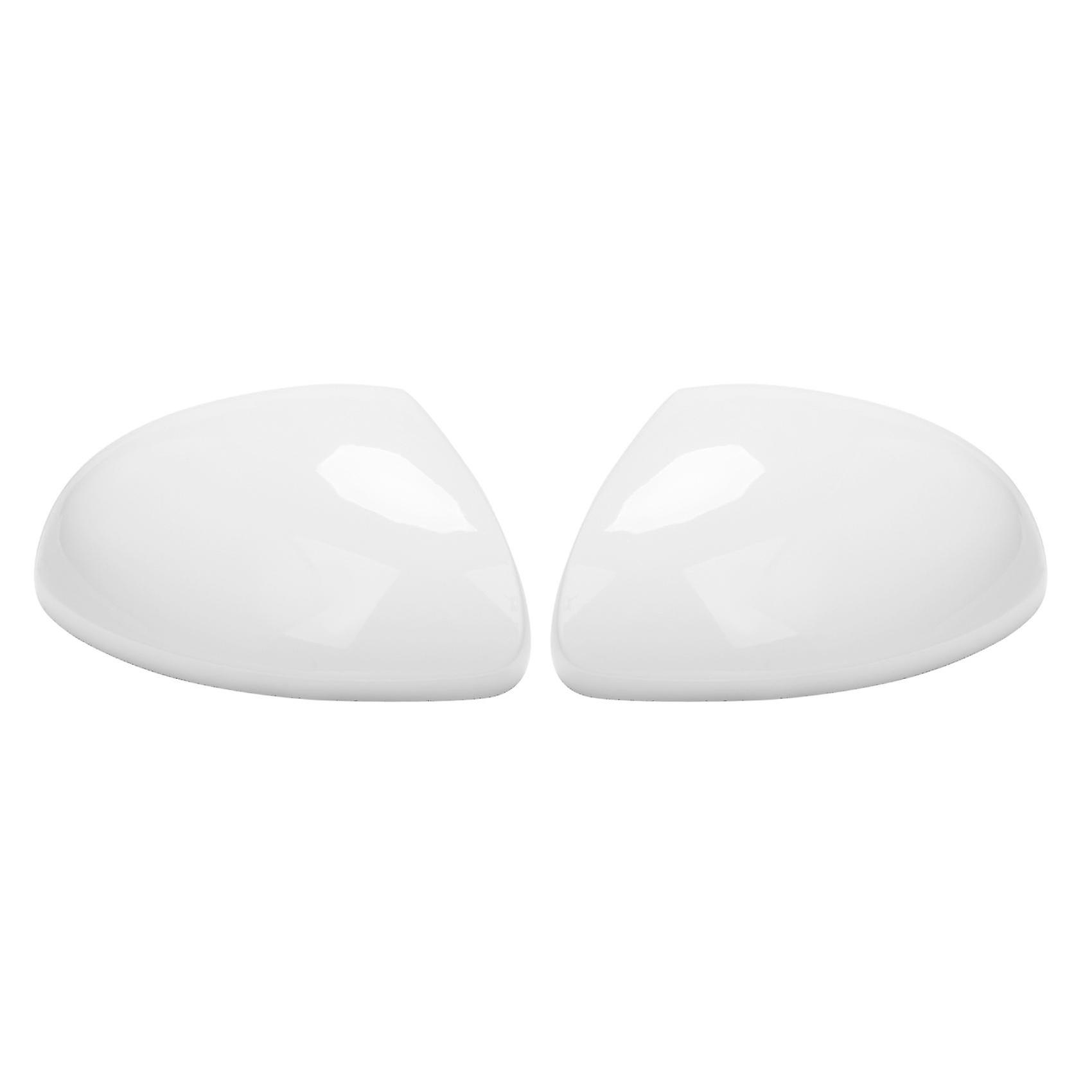 Rearview Mirror Cover Shell Cap Housing for 09-17, 12-18 & 14-17 Pair Wing Mirror in White