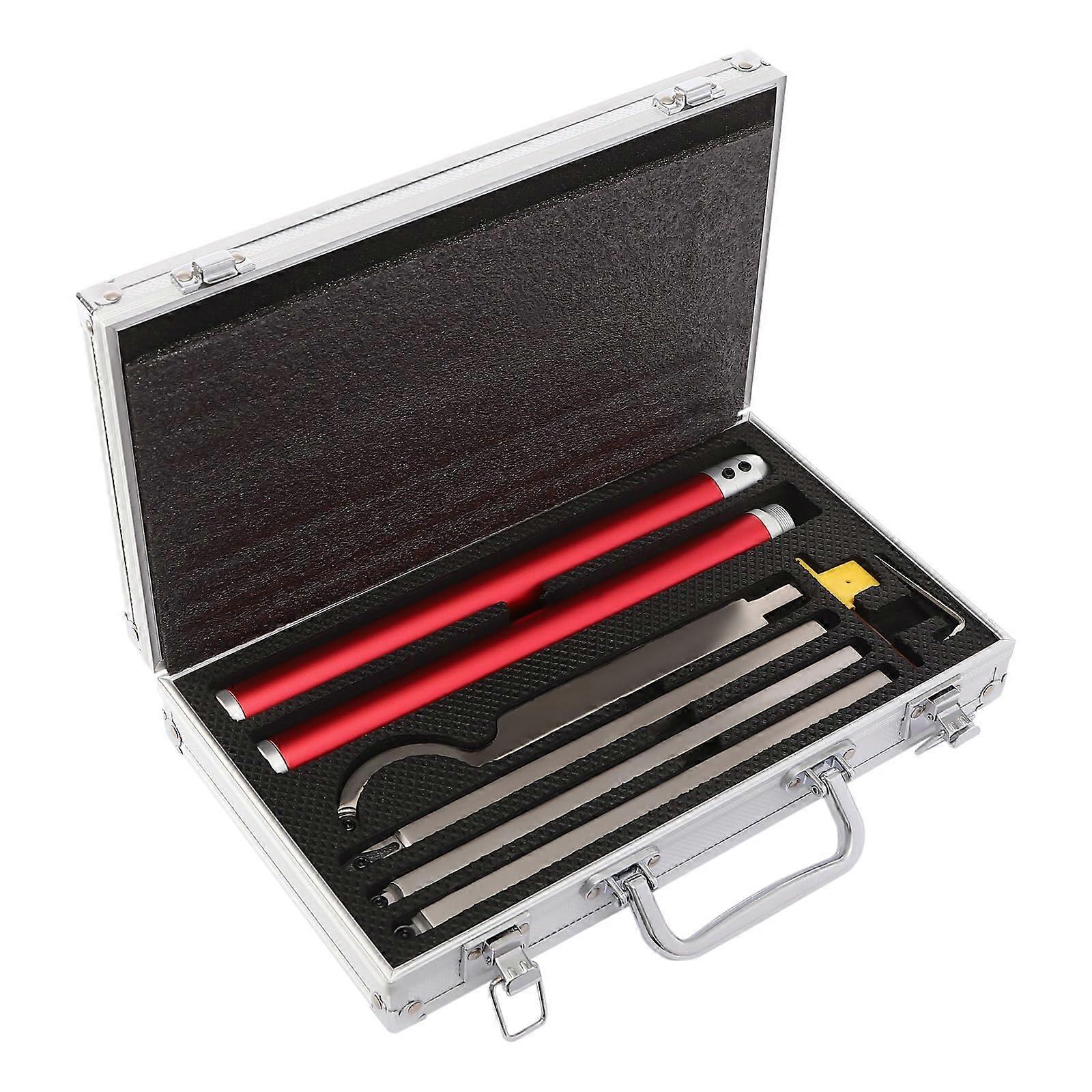 Lathe Turning Tools Woodturning Tool Set With Extension Rod And Toolbox For Smoothing Roughing Hollowing Detailing Work