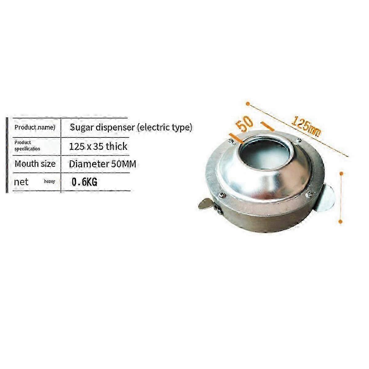 Sugar Header Candy Floss Cotton Candy Machine Boiler Candy Outlet Device Rotate Parts for Cotton Can