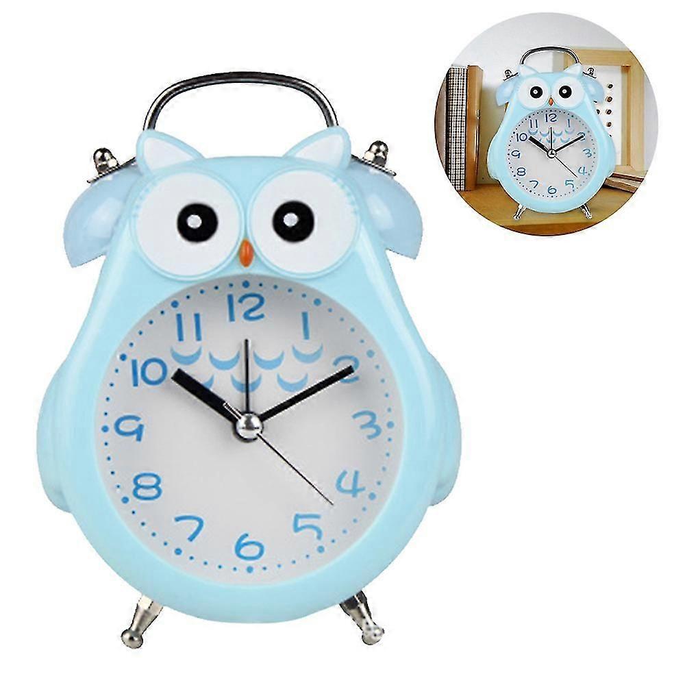 Silent Non-ticking Alarm With Night Light And Snooze,battery Operated