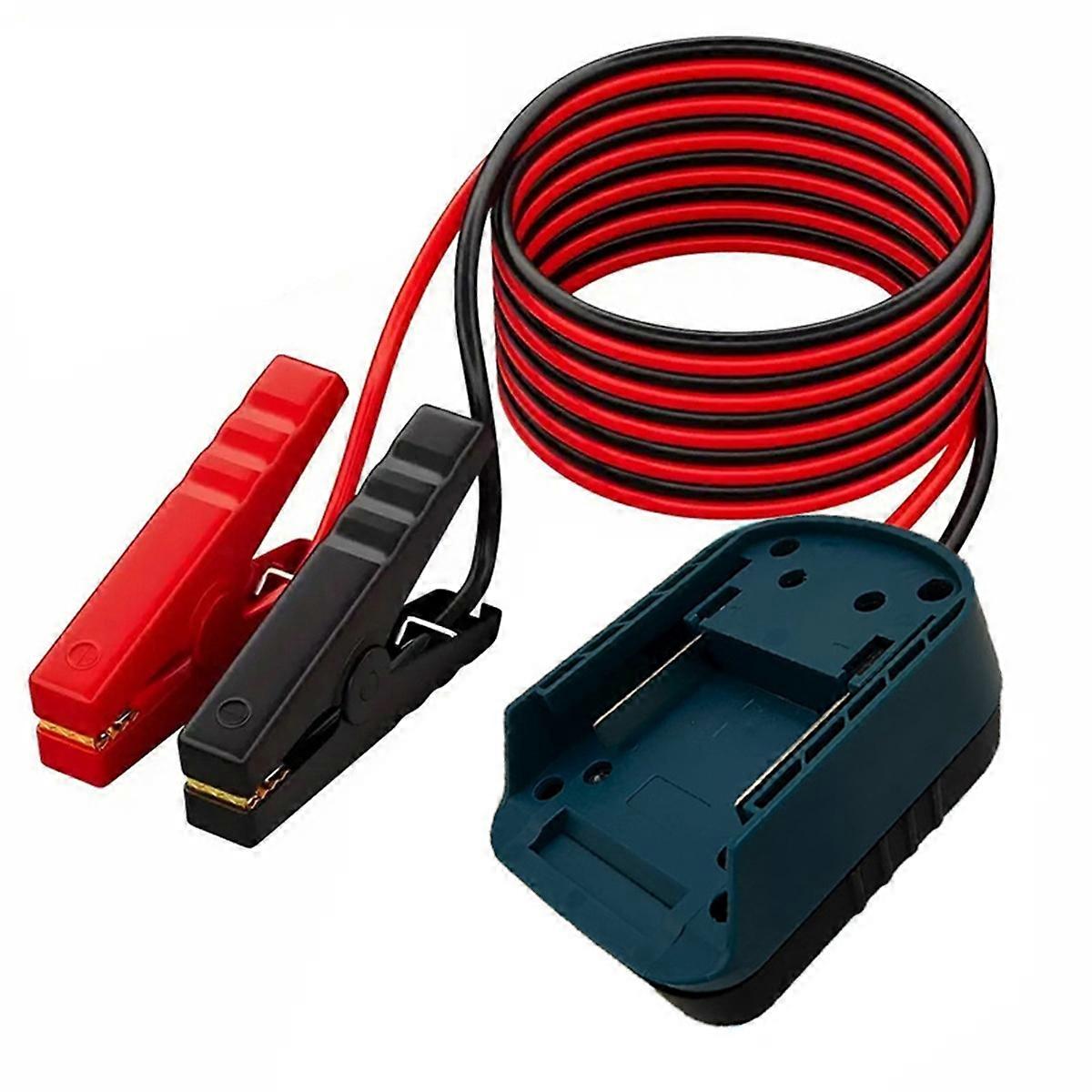 Jumper Cable Clamps for 18V Batteries with Power Wheel Battery Adapter Jumper for Car Jump Starting