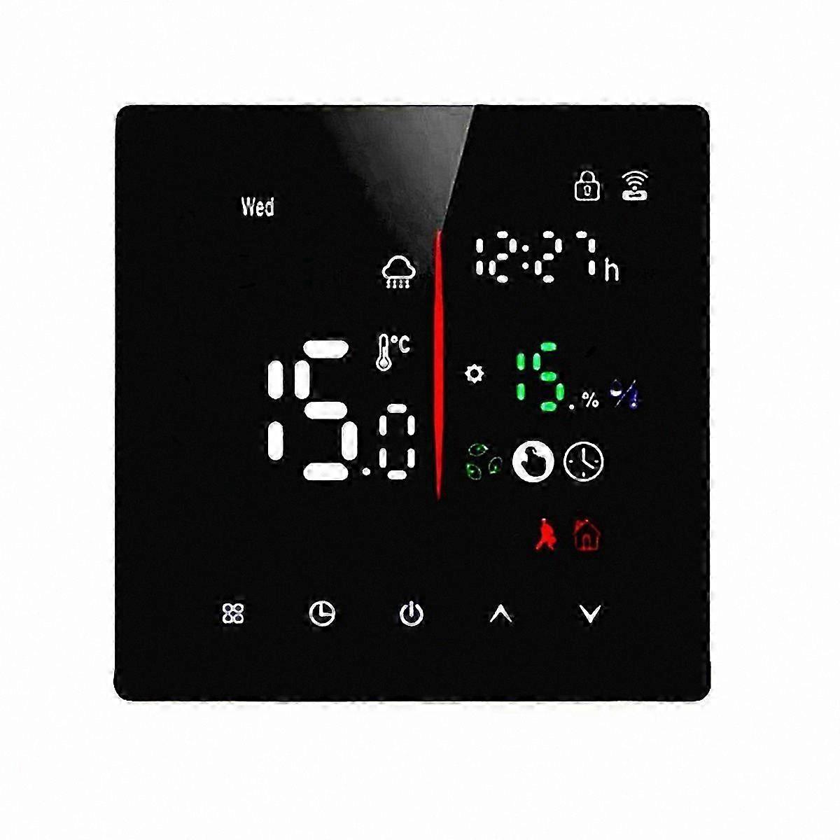 Programmable Thermostat with Touchscreen Control for Electric Heaters, 16A Smart Timing Solution Without WIFI Connectivity