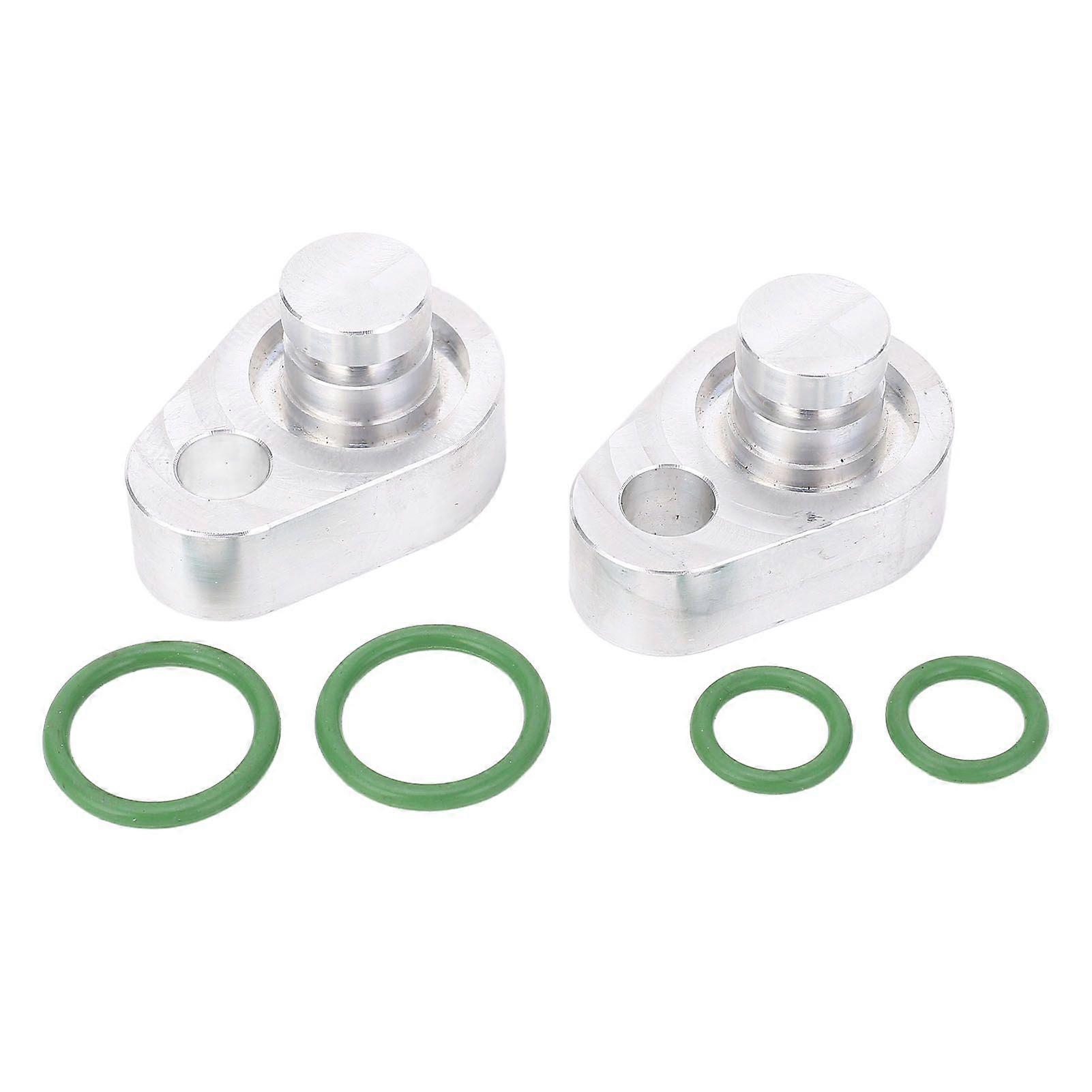 Rear AC Block Off Kit Rubber Aluminum AC Elimination Auxiliary Air Conditioning Blockout Set for Explorer 2010 to 2018