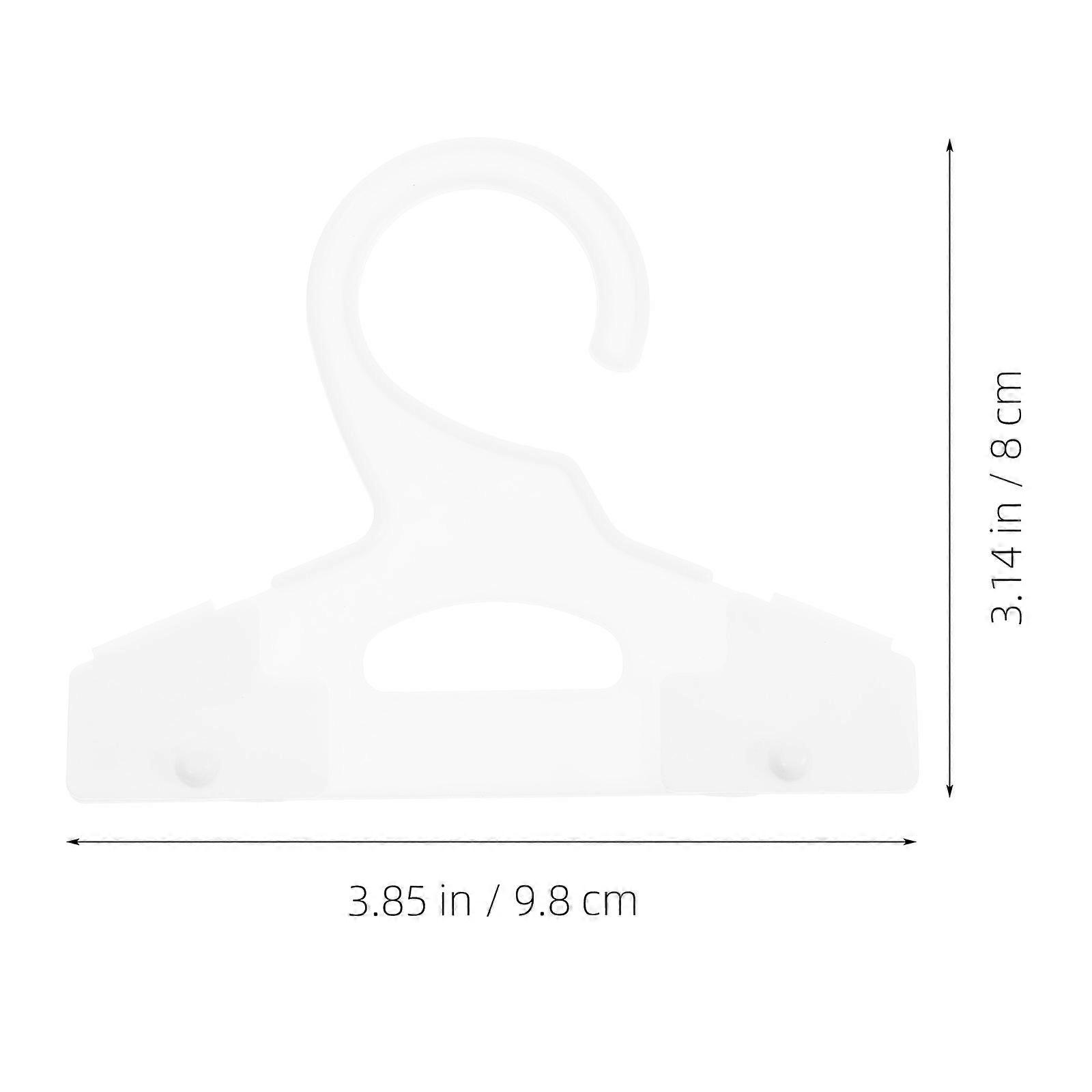 Bag Hanging Hooks Plastic Small Mini Hooks for Closet Accessories Bathroom Use White Reusable Design 100Pcs