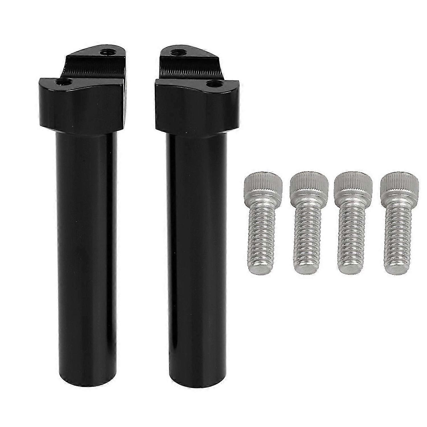 CNC 6.5Inch Tall Handlebar Risers for Most Dyna Models with 1inch (At the Center) Handlebars Aluminu