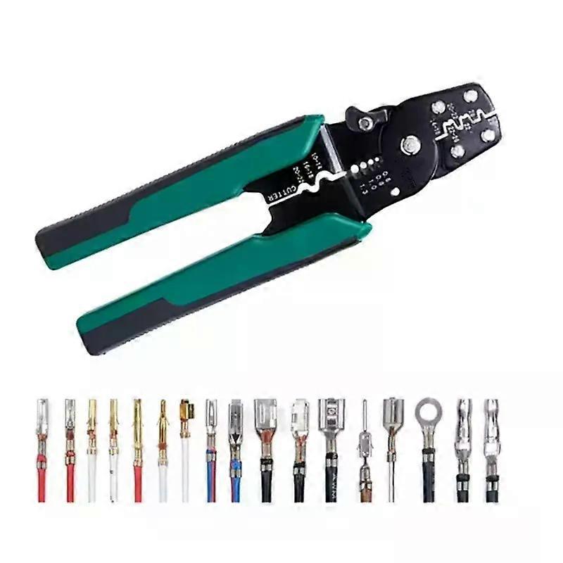 Multi-Function Mini Electric Terminal Crimping Pliers With Wire Stripping Cutting Hand Crimping Tool Multiple Connector