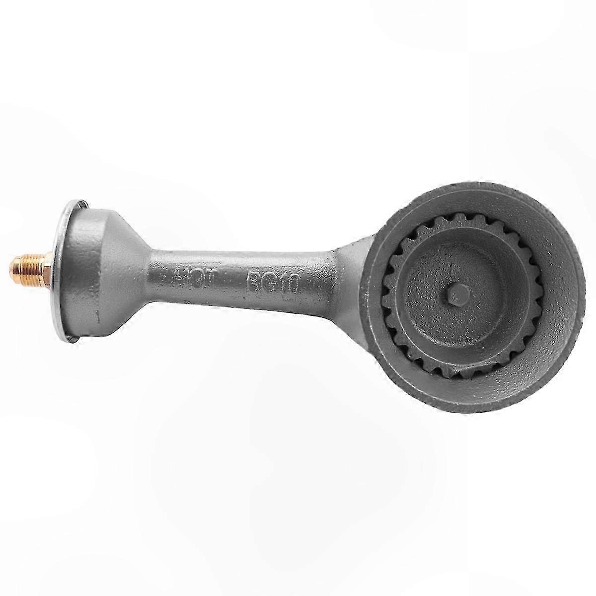 Cast Iron Round Propane Burner with Brass Orifice Fitting for High Pressure Applications