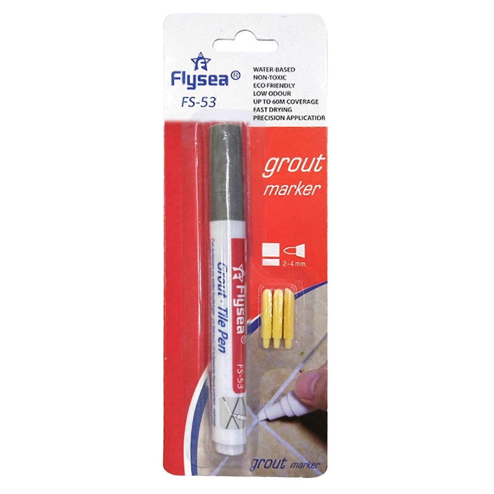 Mengzhiii Penfea Tile Filler Marker 5ML Marker Grout Grout Restorer Pen Tools & Home Improvement Scrapers