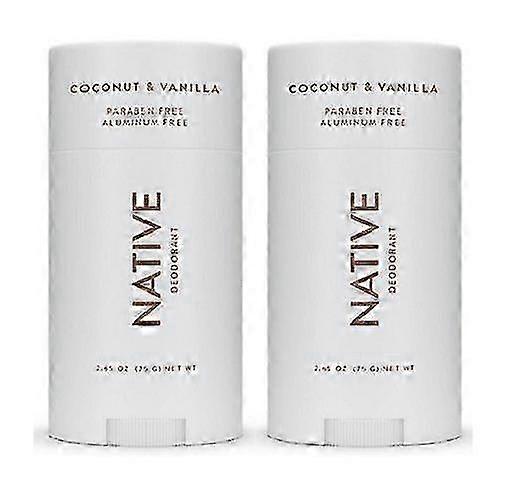 Native Coconut & Vanilla Deodorant 2 Pack - Refreshing Dual-Scent Pack 2025