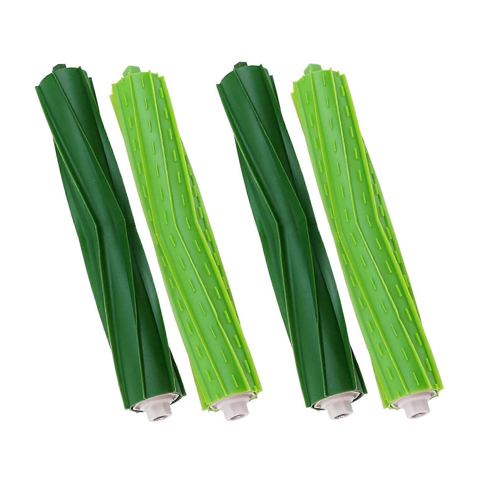 Rubber Roller Brushes For Roomba I And E Series - 2 Pack Replacement Multi-Surface Compatible With I3 To I8 And E5 To E7