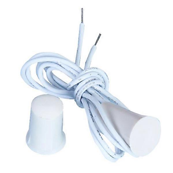 Magnetic Door Contacts for Alarm Systems Recessed White Switch