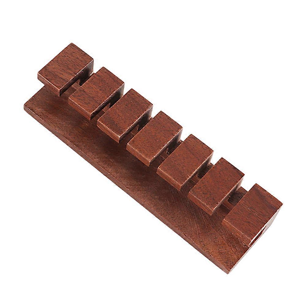 Natural Wood Cable Holder Clip for Cable Organization 2Pcs