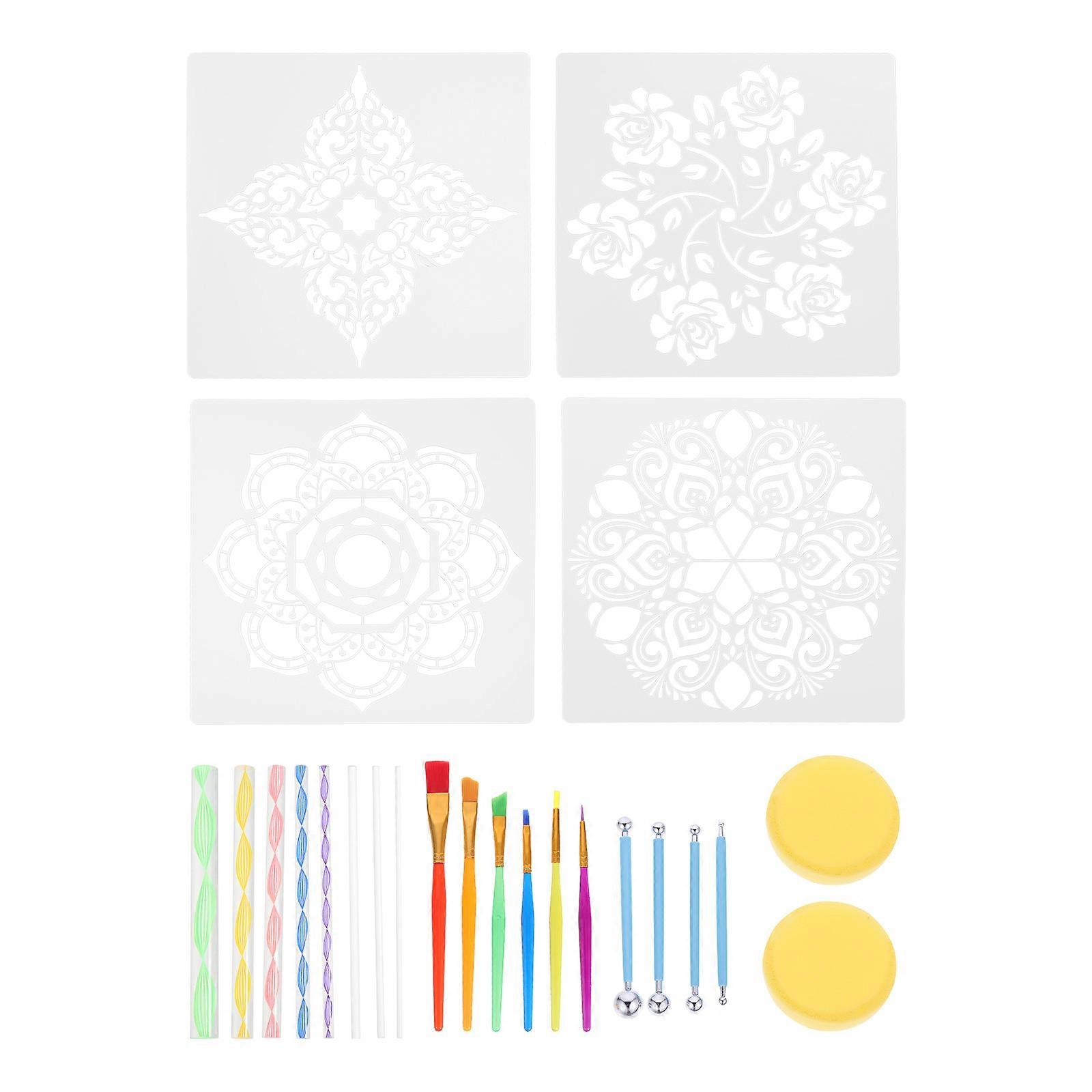 Dot Painting Tools Painting Brushes for Art Drawing 3Sets Assorted Colors