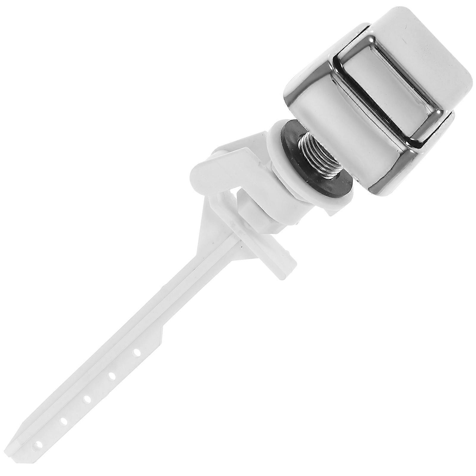 Toilet Side Flush Button 4Pcs Environmental Protection Multi-layer Electroplating Process For Store Use