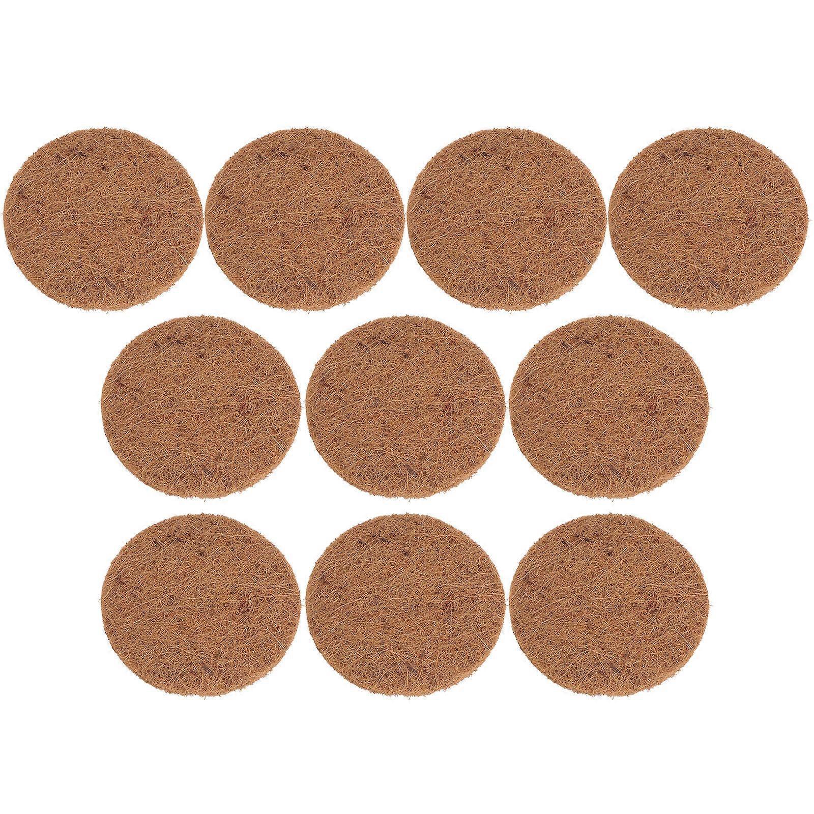 Durable Brown Pigeon Nest Mat Coconut Coir for Breeding 60Pcs