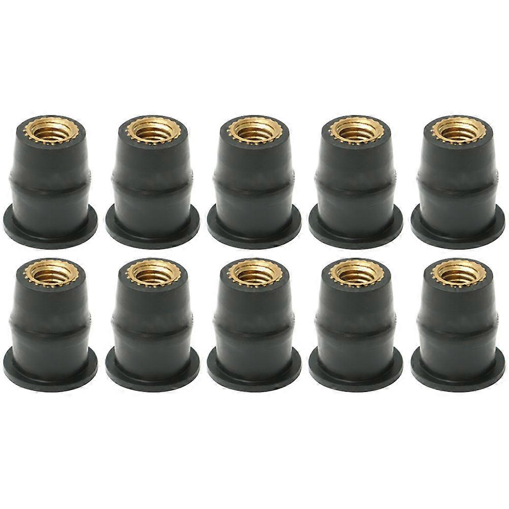 Rubber Well Nuts Motorcycle Accessories for Windscreen 30Pcs