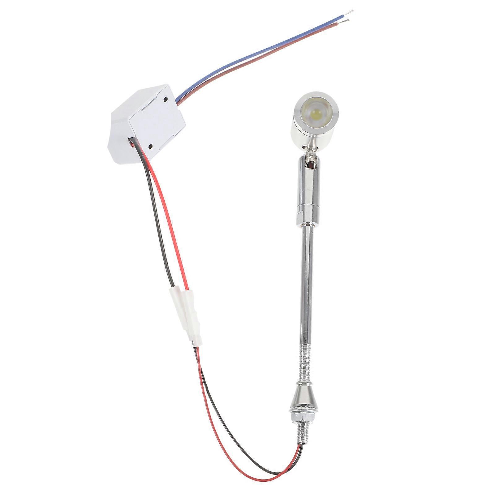 Jewelry Small Spotlight Led Technology Adjustable Light Head Modern Design Silver 1Pcs