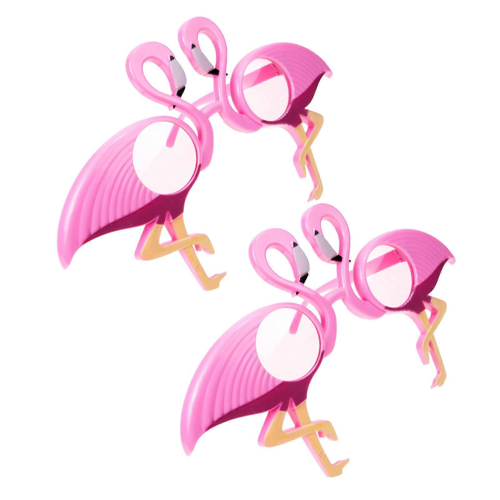 Novelty Party Eyeglasses In Flamingo Shape For Festivals And Summer Beach Celebrations With Gift Function 2 Pairs