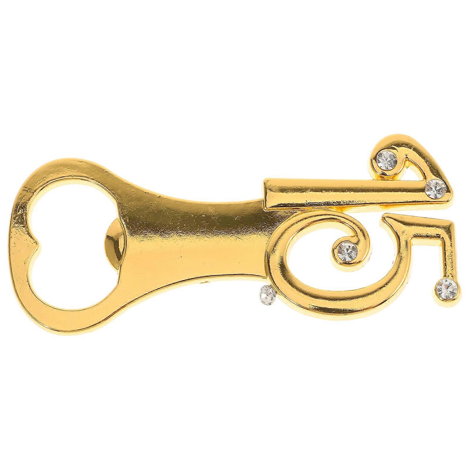 Party Opener for Home Use 5Pcs Golden Zinc Alloy Manual Bottle Opener