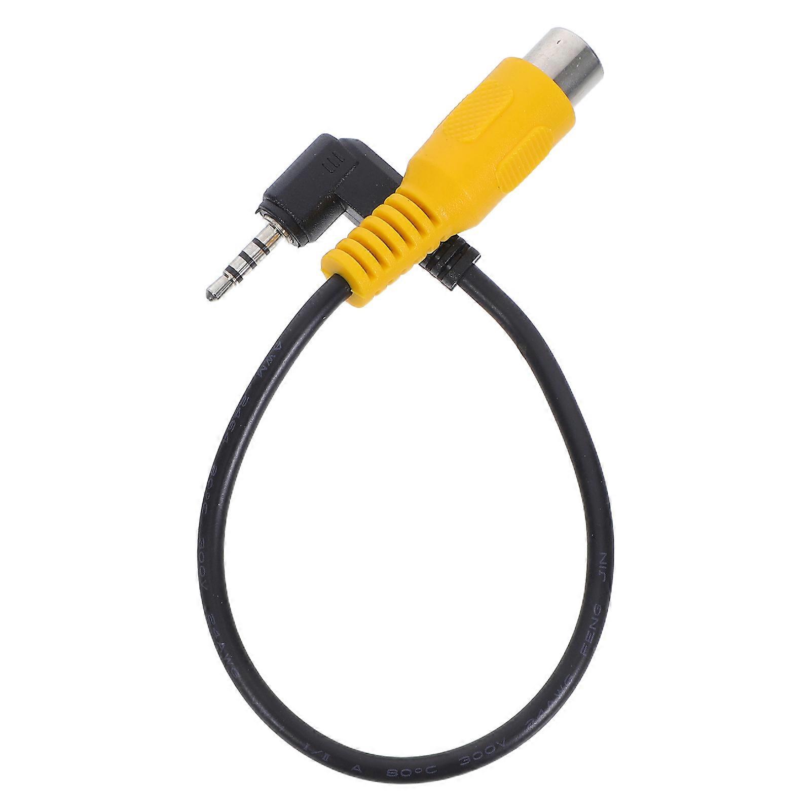 Convertor Cable for Car 2Pcs 2.5mm to Rca Cable Suitable for Car Dvr