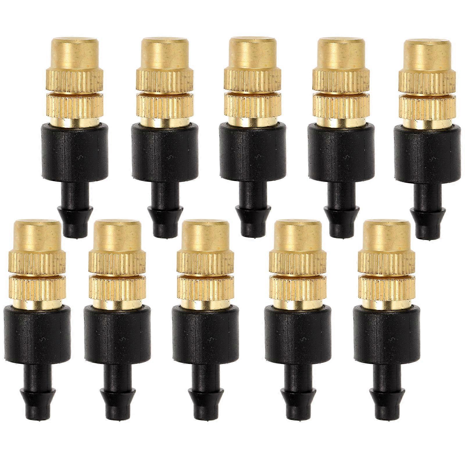 Mister Nozzle Replacement Short Cooling System Nozzle for Irrigation Connector 30Pcs
