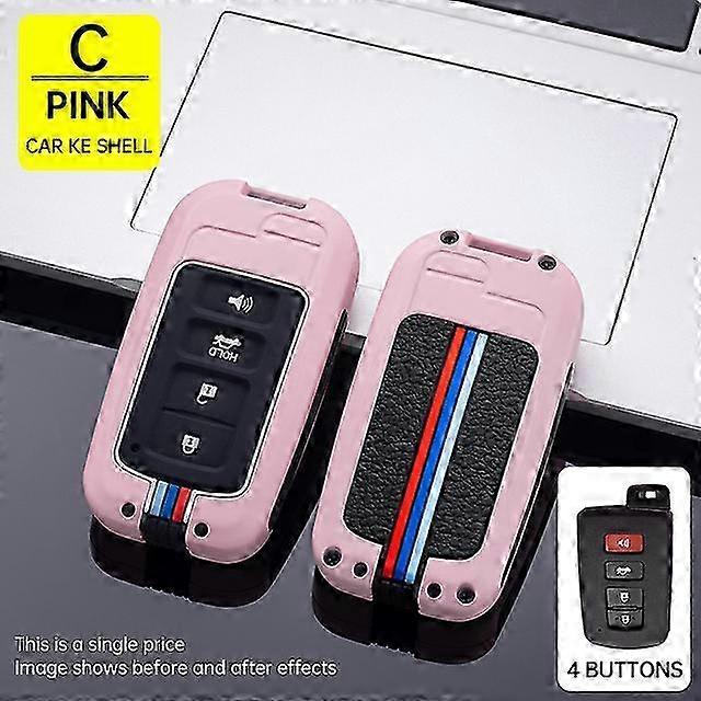 Button Key Fob Shell Cover Case For Toyota Camry Corolla Avalon Rav4 Land Cruiser chr auris Car Remote Key Holder Protector 2025