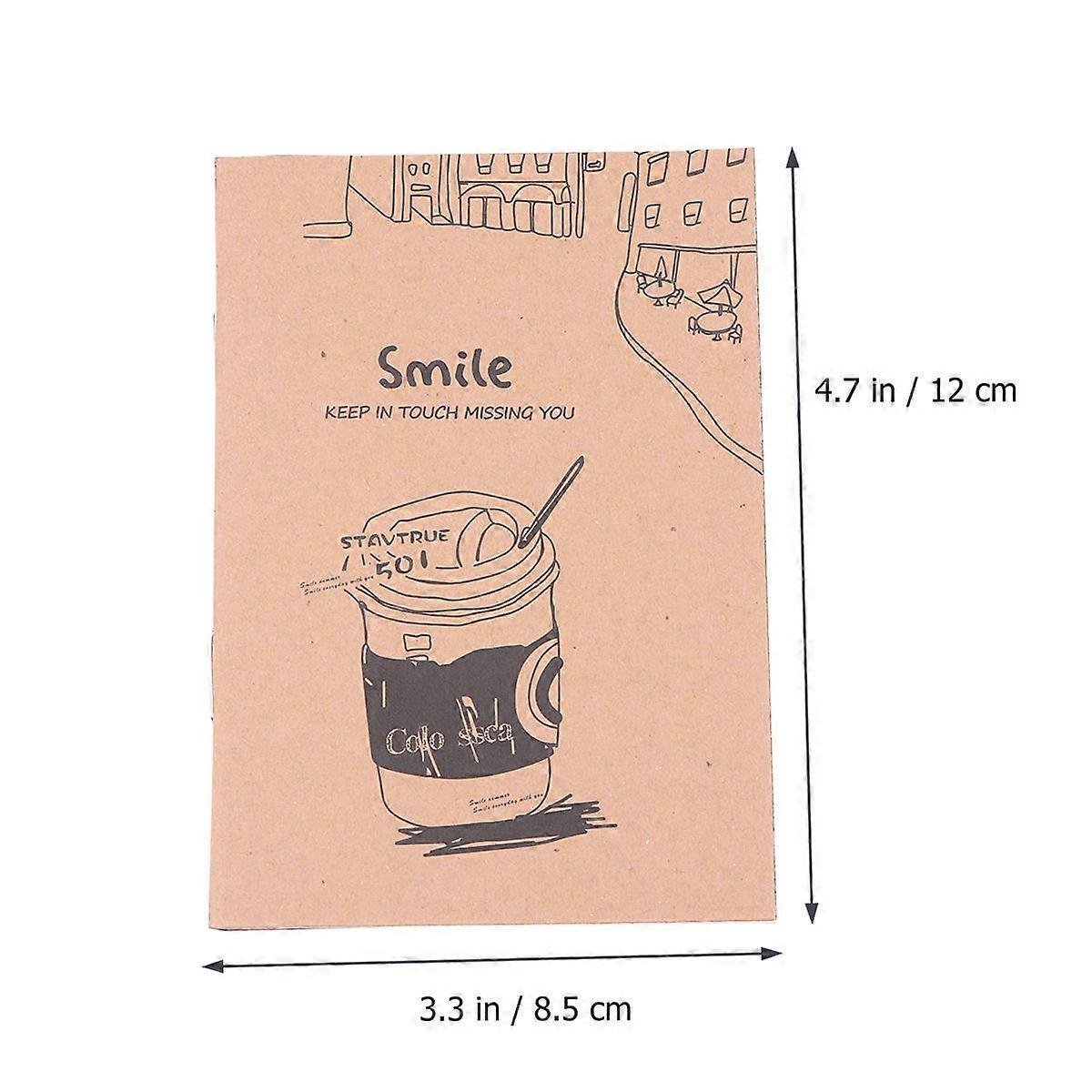 Kraft Paper Notebook Record Experiences Travel Journal Students Daily Use A5 Colored Paper 20Pcs