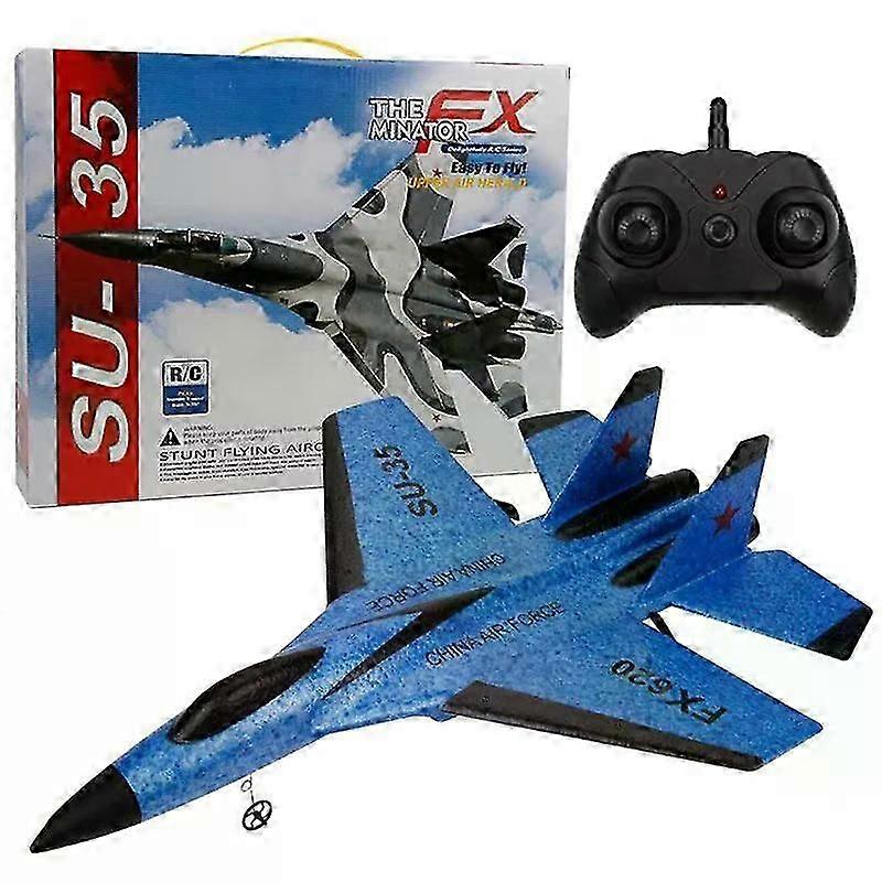 RC Foam Aircraft SU-35 Plane 2.4G Radio Control Glider Remote Control Fighter Plane Glider Airplane Foam Boys Toys for Children