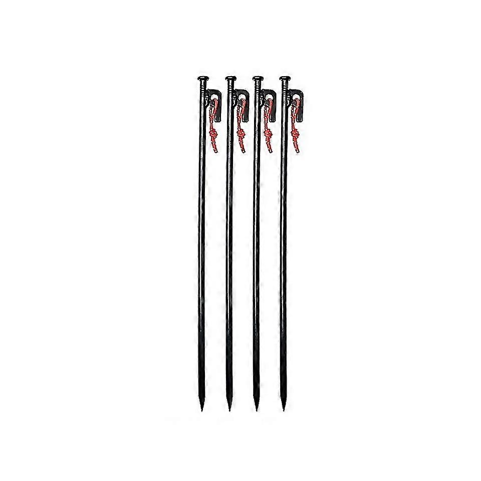 Pour 4 clous de sol fixes coupe-vent pour camping en plein air de 40 cm