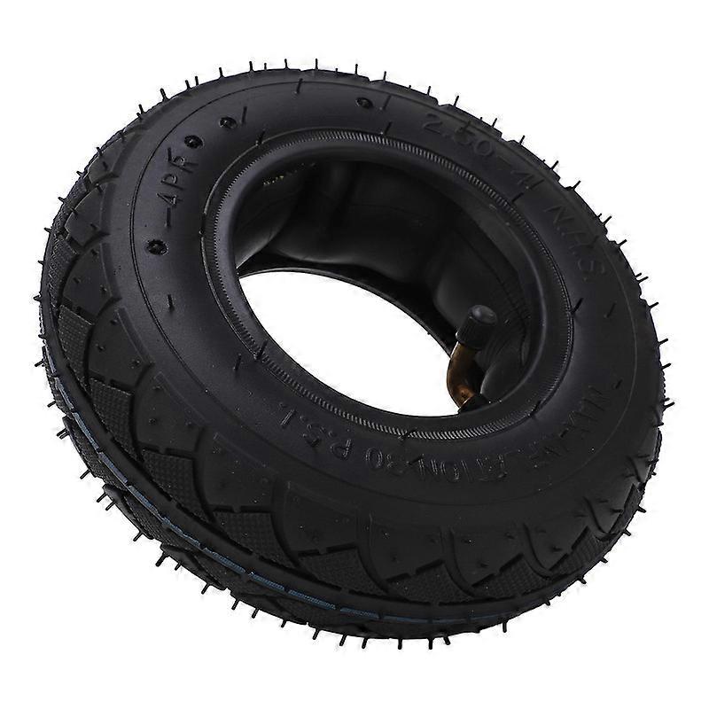 2.50‑4 Tire and Inner Tube Set Rubber Inner Outer Tyre Replacement for Scooters Electric Wheelchairs