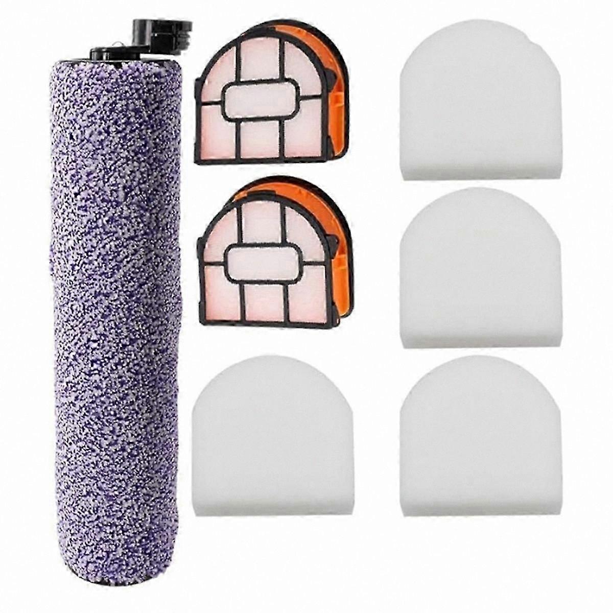 Replacement Brushroll and Filter Set for Shark Hydrovac Vacuum Cleaner Models WD101 WD201 WD100 WD200 AW201, Compatible Accessories Bundle