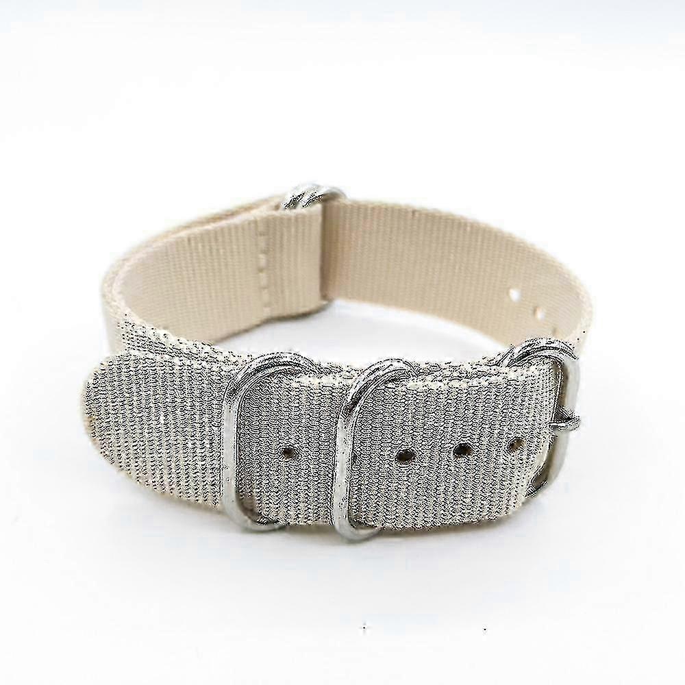 Bracelet de montre militaire en nylon 18 mm, 20 mm, 22 mm, 24 mm pour James Bond 007, bracelet sport en tissu à 5 anneaux