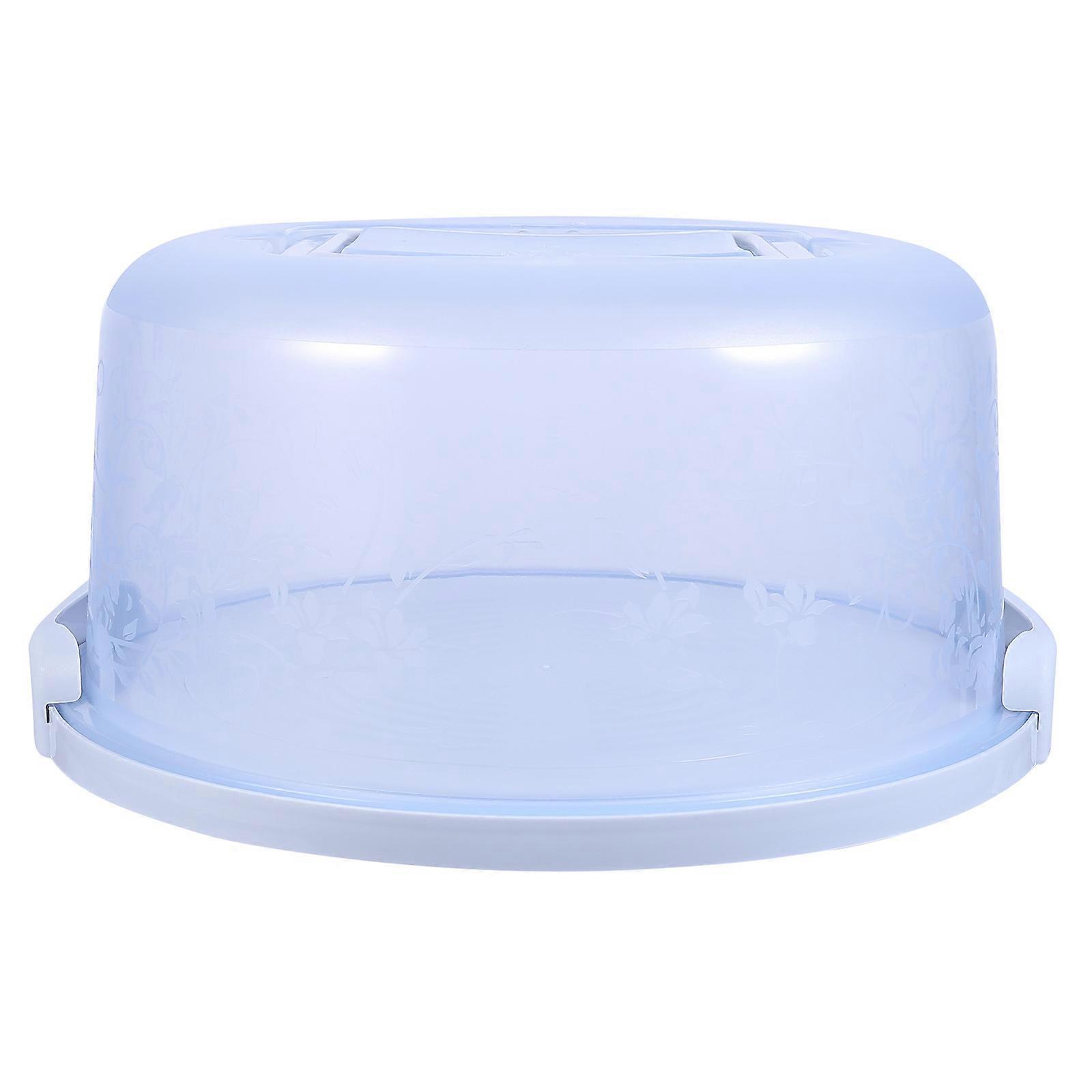 Cake Travel Carrier Portable Cake Saver with Locking Lid for Pantry Use 9.82X9.82X5.11in 1Pack