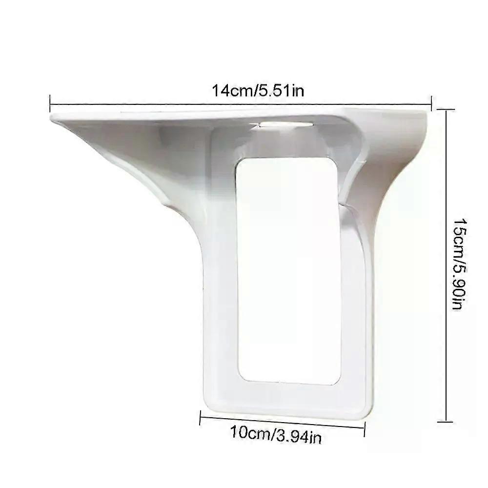 Switch Socket Shelves Easy Wall Mount Plastic Power Outlet Shelf for Home Bathroom Storage Mobile Phone Charging Rack Holder