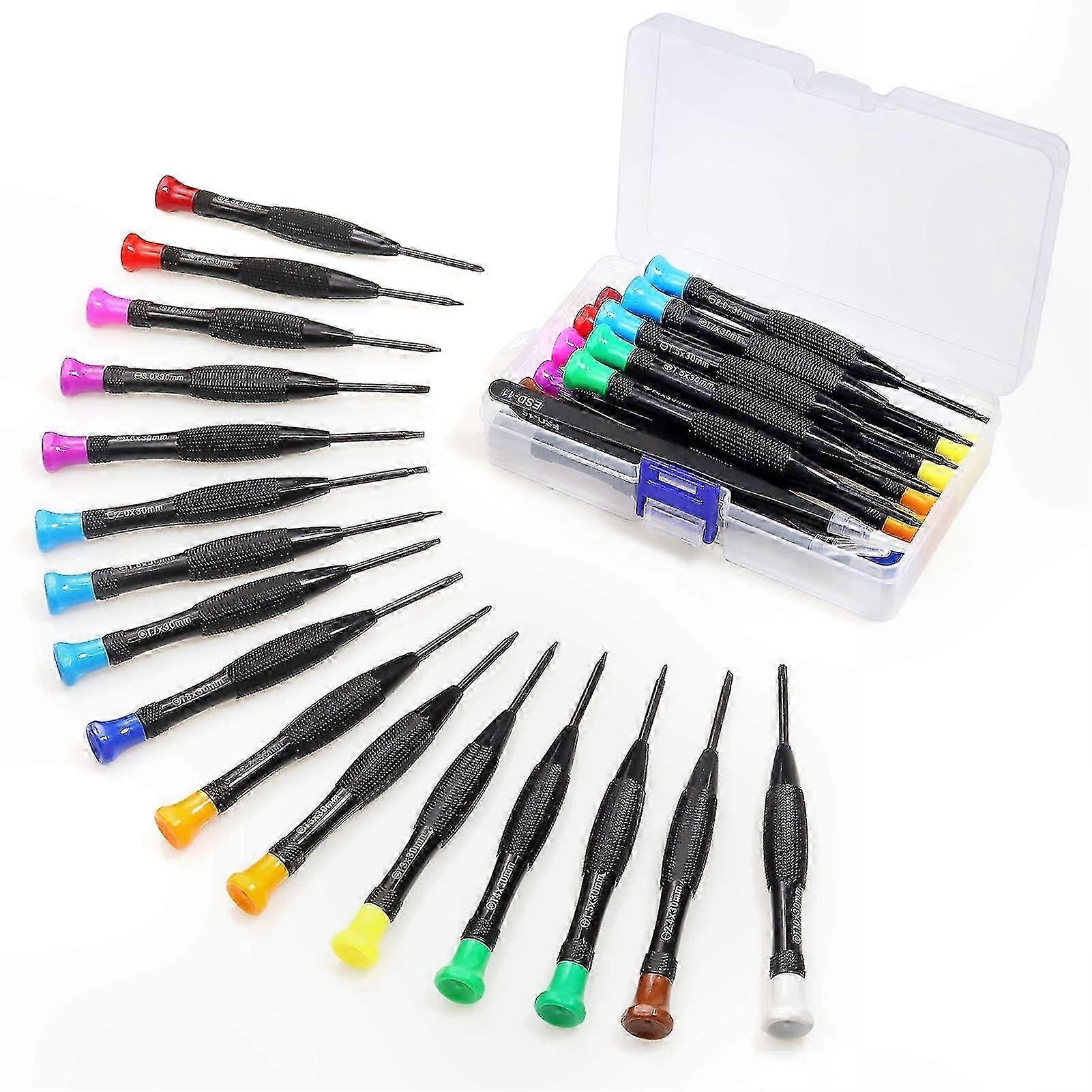 Torx Screwdriver Set with T2-T10 Bits for Electronics Repairs and Device Maintenance