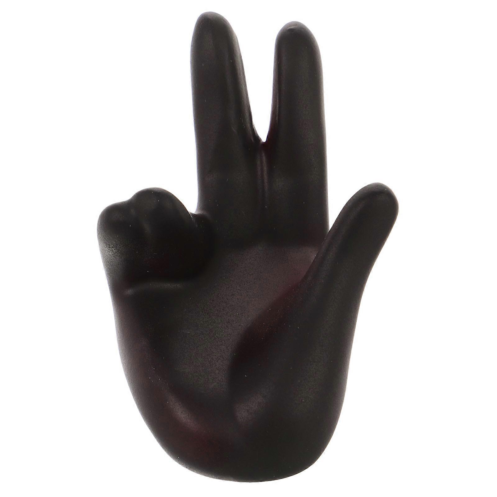 Support de boule de cristal en résine, élégant, en forme de main, pour décoration d'intérieur, 1 lot